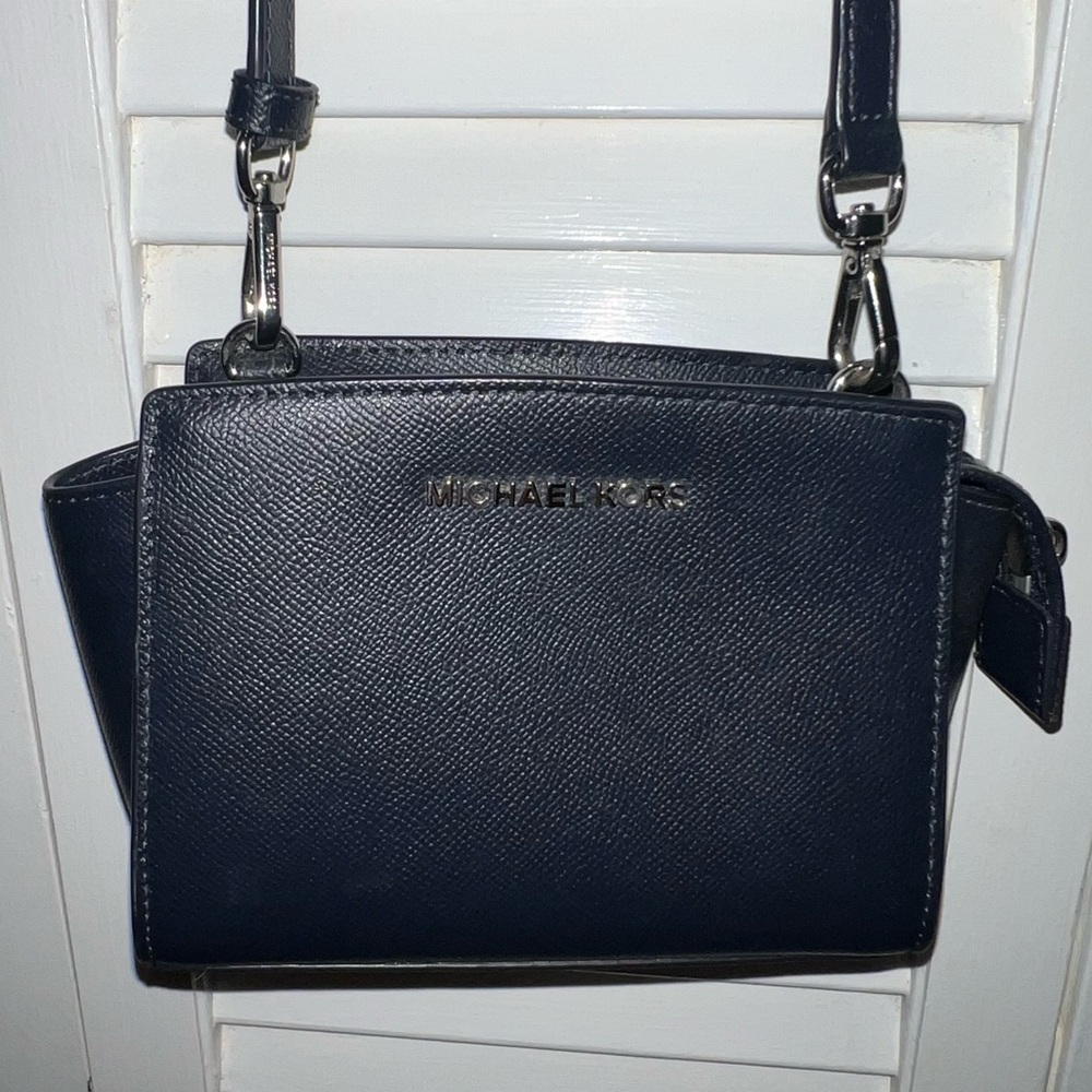 Selma Mini Saffiano Leather Crossbody